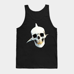 Pirate Shark Skull Tank Top